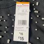 Size S black ribbed top Image 3