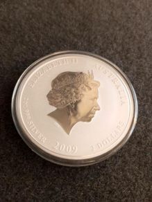 Australia 2 Dollars 2009 Year of the Ox Silver Coin 2 oz