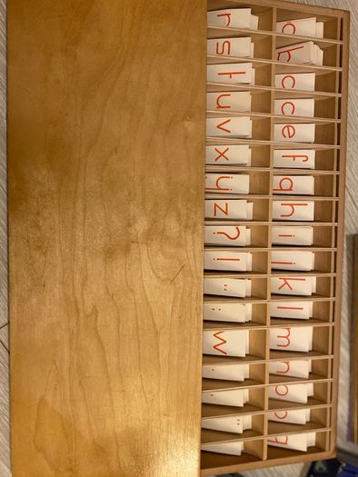 Montessori alphabet
