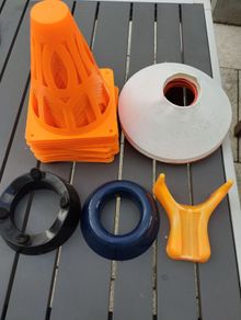 Cones, discs & ball tee holders