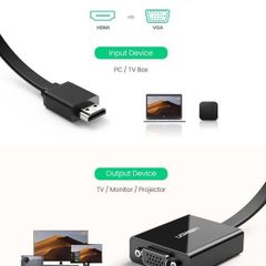 HDMI to VGA With Audio Port Converter
