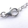 Vintage Sterling Silver Crystal Beaded Necklace (L16,5" - 30,33g) Image 5
