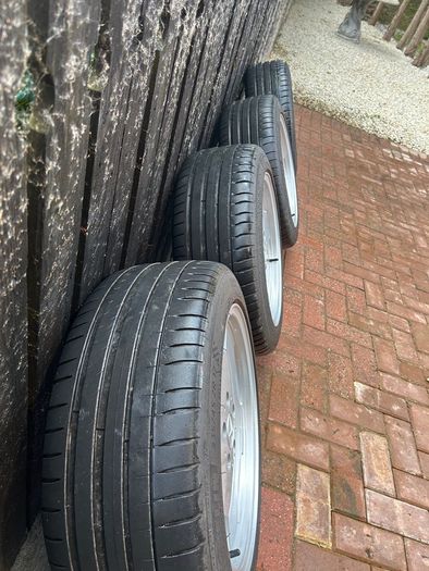 17" Mercedes AMG Aero Alloys with Michelin Tires