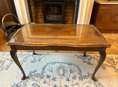Vintage, victorian style, walnut coffee / occasional table