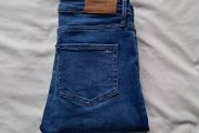 tommy hilfiger harlem flex super skinny jeans Size 27/30 mid rise zip fly