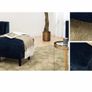 navy footstool Image 2