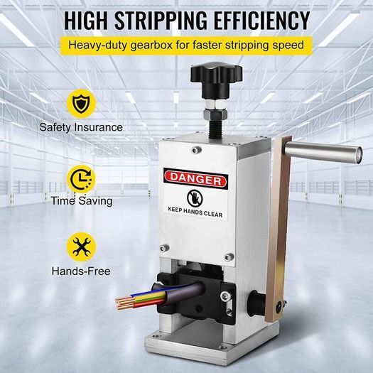 Wire Stripping Machine for Scrap Copper Cable  2 Hole