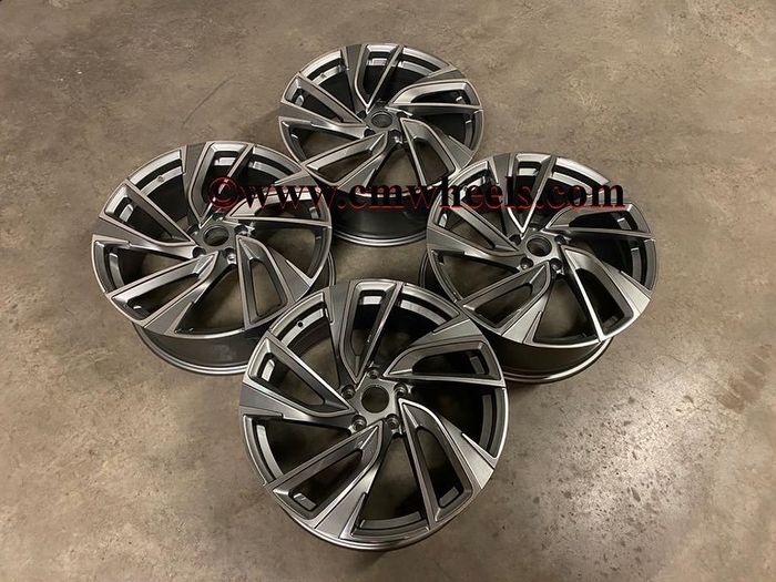 8 19" Inch VW Golf Adelaide Style Alloy Wheels VW MK5 MK6 MK7 MK7.5 AUDI A3 CADDY VAN SEA LEON scirocco skoda superb octavia 5x112