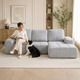 Softy Compressed Sectional sofa c/w chaise