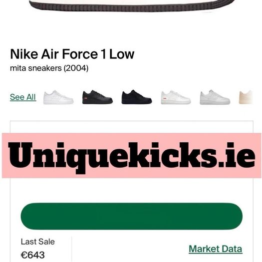 Grail Nike Air Force 1 Low Mita Sneakers