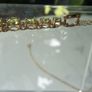 9ct Gold Graduated Peridot Pendant Necklace. 16 inch Chain Hallmarked 375 Image 6