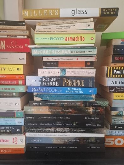 large collection of books