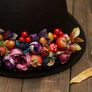 Designer wool hat with beautiful handmade details Image 2