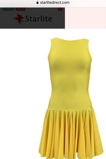 Starlite Dance dress size 0 (6-7 years)