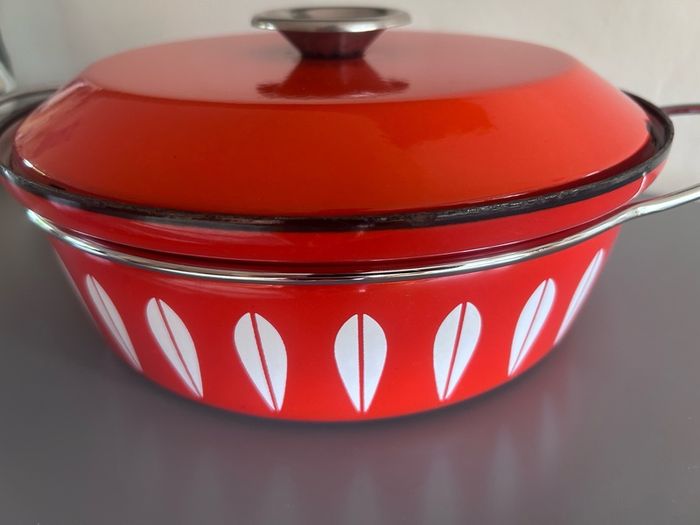 Vintage Cathrineholm pot Scandinavian retro