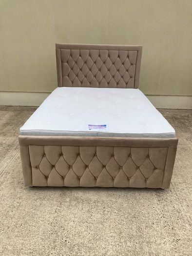 Double 4ft6 Monaco bed frame with Mattress