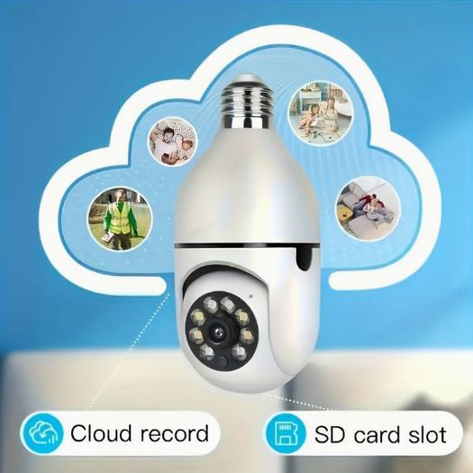Bulb WIFi Camera PTZ Camera AI Intelligent Security Camera With Video Monitoring