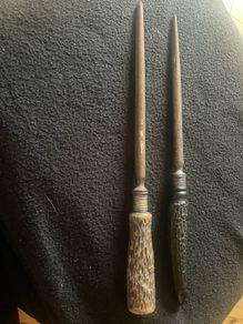 Antique steel sharpening tool