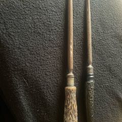 Antique steel sharpening tool