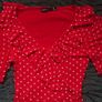 Red Polka Dot Dress. Size 10 Image 3