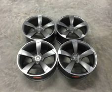 18" Inch Audi Ttrs Style Alloy Wheels - Vw Polo - Seat Ibiza - Audi A1 S1 Tt Mk1 Skoda Fabia - 5x100