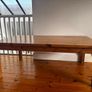 large wood coffee table Image 2