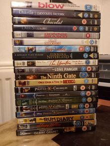 Johnny Depp Dvd Collection Pirates of the Caribbean Edward Scissorhands Blow Rum Diary Etc.