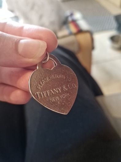 Vintage Tiffany & Co. Silver Return to Heart/Pendant