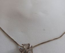 silver chain and pendant