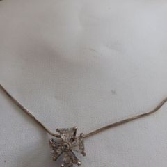 silver chain and pendant