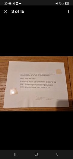 1973 The Day Of The Jackal Press Kit Material