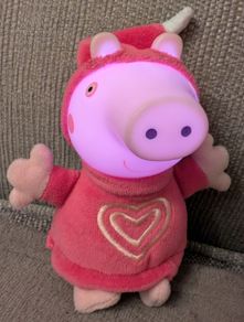 Peppa Pig teddy lights up