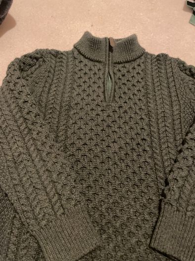 Original Aran Co wool jumper Medium