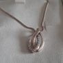 ladies silver chain and pendant Image 6