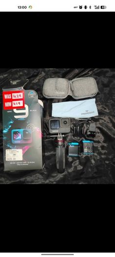 gopro 9 with 256 gb A1 memory card