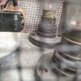 old antique vintage THING steel cage bulbs element  3 PIN PLUG HORACE W STEPHENS  no clue what it is? Egg incubator Image 5
