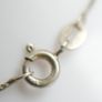 Vintage Sterling Silver 925 Genuine Black Jade and Zircon Necklace Pendant, length 18" - 4,5g Image 9