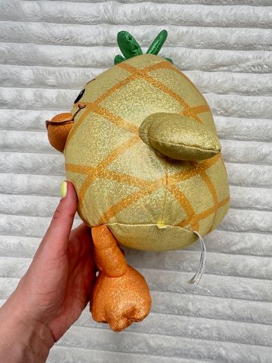 Moriah Elizabeth Sparkle Georgie Pineapple Duck Plush Soft approx. 10" Used Please see photos