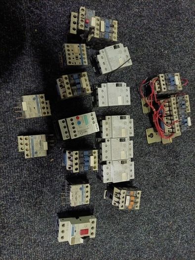 Various MCC and protection devices RCD MCB