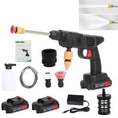 NEW Portable Cordless Pressure Car Washer + 2 Batteries