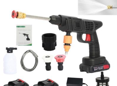 NEW Portable Cordless Pressure Car Washer + 2 Batteries