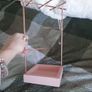 pink and gold jewellery holder Image 3