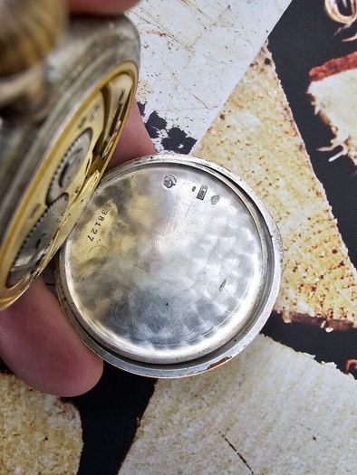 Antique Silver WW1 era Swiss Made Military Pocket Watch Orion 1910s