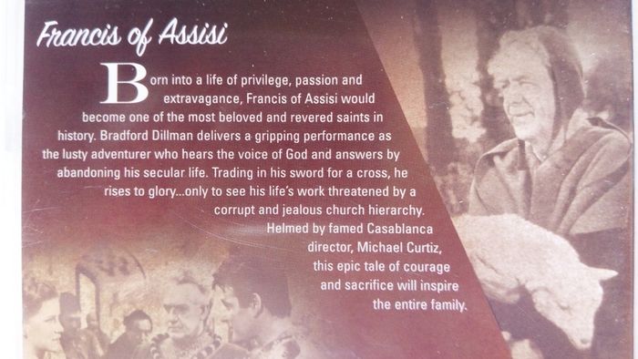 Francis Of Assisi [Michael Curtiz Film] [1960] Bradford Dillman & Dolores Hart [1xDVD Movie]
