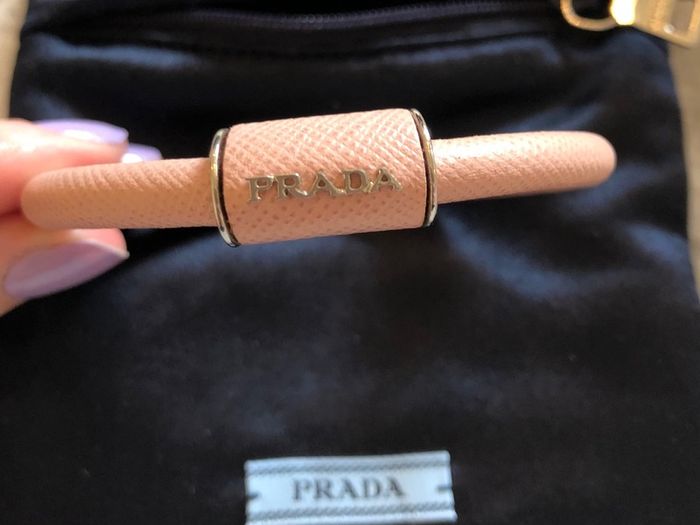 Prada saffino leather bracelet