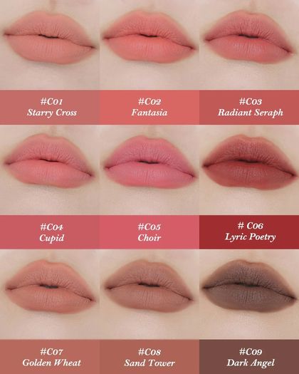 Flower Knows Little Angel Collection Matte Lipstick in C07 Golden Wheat