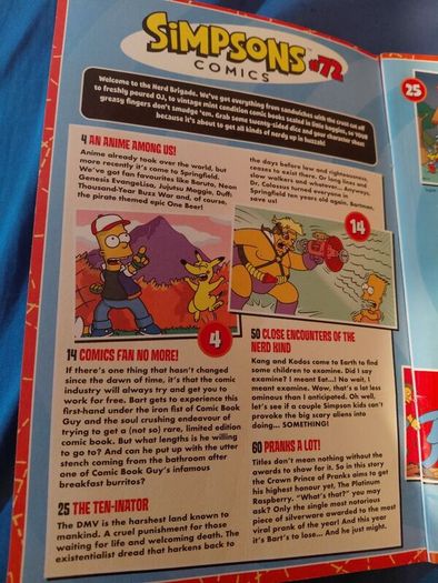 Simpsons comic