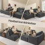 Corner Sofa No Assembly Vacuum Packed Sofa Bed Modular Sofa Image 5
