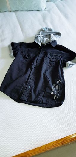 Bluezoo Boys Hooded Shirt - Age 12