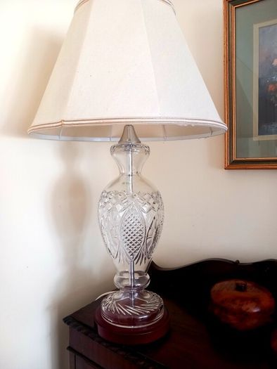 Galway Crystal lamp